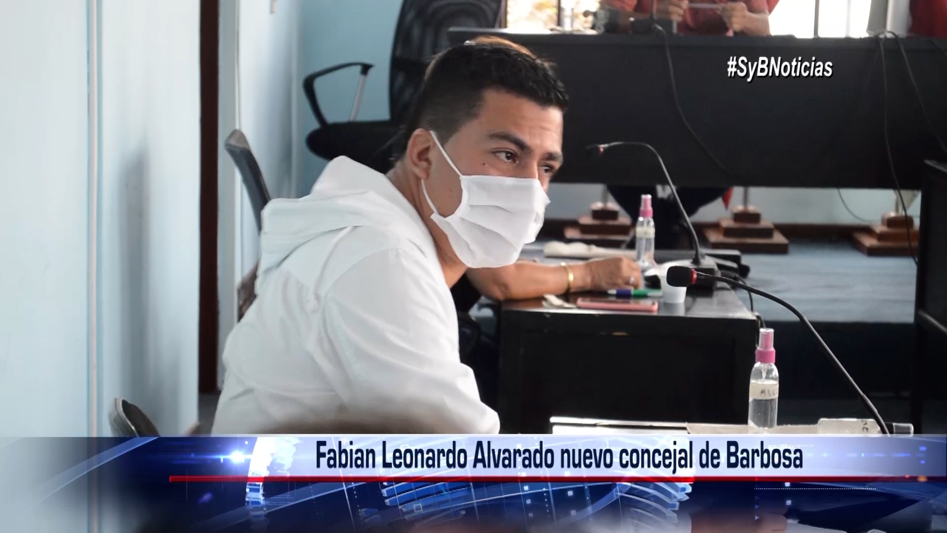 Fabian Leonardo Alvarado nuevo concejal de #Barbosa